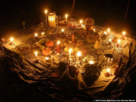 Sacred symbols and sigils used in Wickan fall equinox rituals